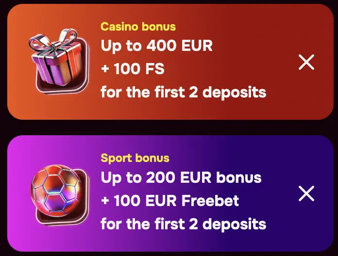 Lucky Hills Casino and sports bonuses