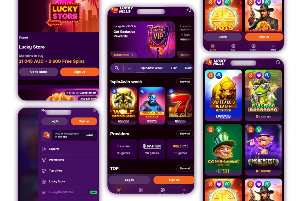 Official app with slots, bonuses and sign up possibility